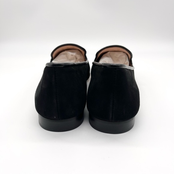 Kate Spade Black Suede Flat Loafers Slip Ons Claudia Size 8.5 - Picture 5 of 16